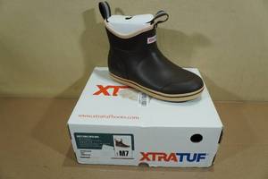 lot 209 image: Xtratuf Mens Ankle Deck Boot -Size 7, Chocolate