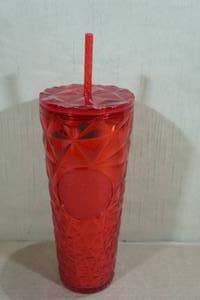 lot 215 image: Starbucks 24oz Tumbler -Red