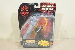 lot 246 image: Star Wars Episode 1 Darth Maul Action Figure