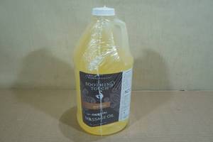 lot 221 image: Half Gallon Herbal Therapy Soothing Touch Massage Oil