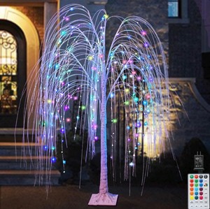 lot 138 image: Fanshunlite 5 Lighted Willow Tree