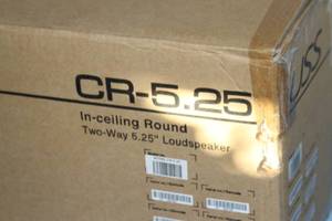 lot 53 image: New in Box - Lot of Speakers - 4 PAIRS - USS CR-5.25 Round In-Wall  Ceiling Speakers