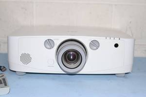 lot 65 image: NEC PA550W 5500 ANSI Lumen Widescreen Advanced Home Theater HD 3LCD Projector w NP13ZL Zoom Lens & More