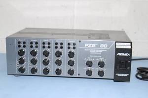 lot 80 image: Peavey Architectural Acoustics PZS-80 5-Channel Four-Zone Pro Audio Mixing System