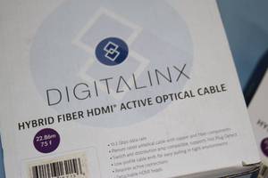 lot 88 image: Lot of 2 - New - Digitalinx 75 Active Optical Fiber Optic HDMI Cables