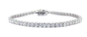 3.00 Carat Diamond Classic Tennis Bracelet in 14k White Gold $6,250 Retail VIDEO