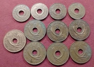 (11) Vintage East Africa Coins