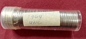 Uncirculated 1964 Nickel Roll