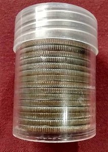 Roll of Bicentennial Kennedy Half Dollars
