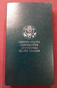 1990 Proof Eisenhower Commemorative Silver Dollar