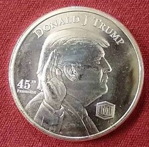 Donald Trump 1 Oz. Silver Round