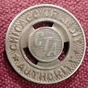 Vintage Chicago Transit Authority (CTA) Token