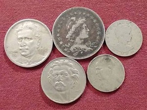 (5) Vintage Brazilian Coins
