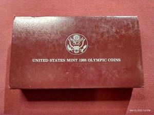 1988 Proof Olympic Silver Dollar