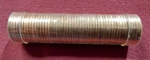 Roll of 1954-S Wheat Pennies - Uncirculated