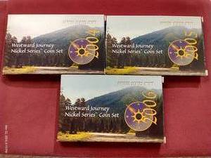2004-2006 U.S. Mint Westward Journey Nickel Sets