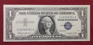 Crisp & Clean Silver Certificate $1 Note