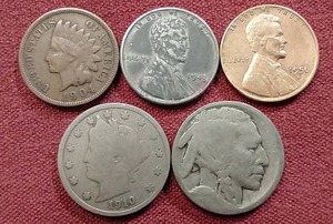 Vintage American Coin Lot - All Different