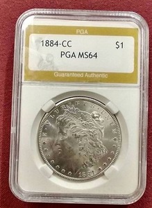 1884-CC Morgan Dollar - PGA MS64