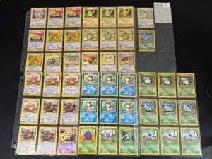 Lot of 105 Pokemon Cards- Jungle Set- 2 Holos