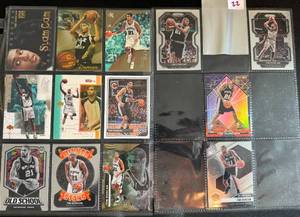 NBA Tim Duncan - 13 Cards - 1 Rookie Trading Cards