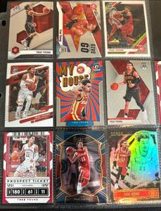 NBA Trae Young - 10 Trading Card Lot