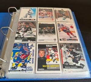Binder of 200 Hockey Cards (No Duplicates)- Gretzky, Lemieux, McDavid, Crosby, Ovechkin, Kane, Mackinnon, Matthews, Jagr, Roy, Messier, Hull, Yzerman, Bourque