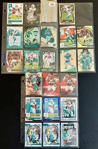 NFL Jaylen Waddle - 22 Cards - 9 Rookies Trading Card Lot