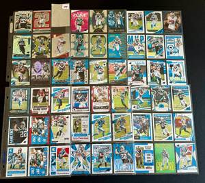 NFL Christian McCaffrey - 53 Cards Trading Card Lot
