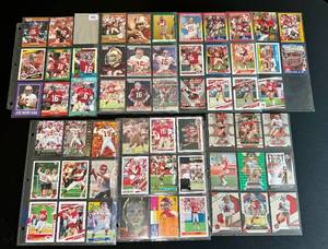 NFL Joe Montana - 58 Cards Trading Card Lot