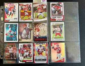 NFL Patrick Mahomes - 12 Cards Trading Card Lot