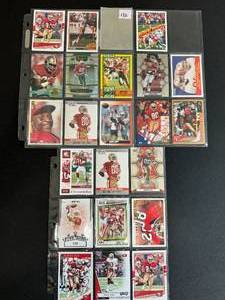 NFL Jerry Rice - 22 Cards Trading Card Lot
