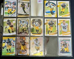 NFL TJ Watt - 13 Cards Trading Card Lot