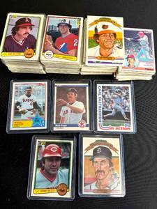 Lot of Over 350 Early 80s Baseball Trading Cards