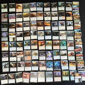100 MTG Magic The Gathering Cards Trading Cards- Including 3 Holo Cards.