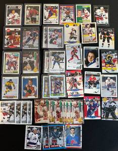 Lot of 45 1990s Star and Semi-Star Hockey Rookie Cards