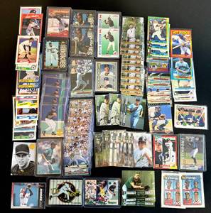 Lot of 80 1990s Star and Semi-Star MLB Baseball Rookie Cards