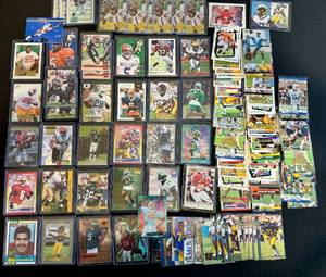 Lot of 1990s Star and Semi-Star Football Rookie Cards