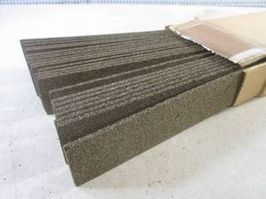 lot 80 image: (F-2) HO Train Track Cork Road Bed 23 Pieces 35 38 Long x 1 34 Wide