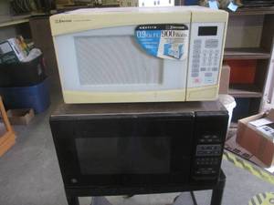 lot 110 image: (A-1) 2 Microwaves GE and Emerson