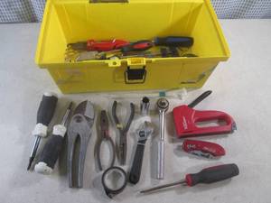 lot 115 image: (EW5) 16 Plastic Tool Box with Contents