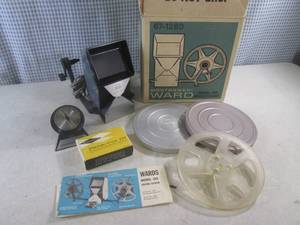 lot 146 image: (CS) Vintage Montgomery Wards Model 100 EditorViewer, Sawyers Pana-Vue III Folding 2x2 Slide Viewer Etc