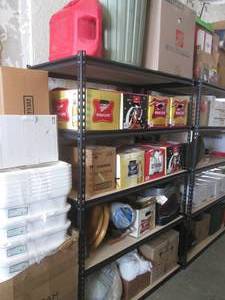lot 158 image: (BR3) Everything On Shelf - Assorted UnclaimedUnsold Lots (Shelf Not Included)