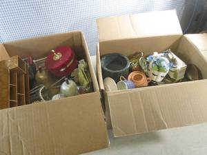 lot 160 image: (BS) 2 Boxes Full of Misc Decor...