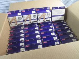 lot 162 image: (A-1) Case of 36 2-Pack Boxes Legs to Go Day Sheer Knee Highs Plus In Color Jet Black See Last Photo For Fit
