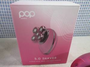 lot 172 image: (BSB) Pop Sonic 5.0 Shaver 5-Head Face, Head and Body Shaver in Pink