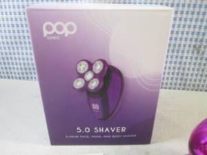 lot 174 image: (G-1) Pop Sonic 5.0 Shaver 5-Head Face, Head and Body Shaver in Purple
