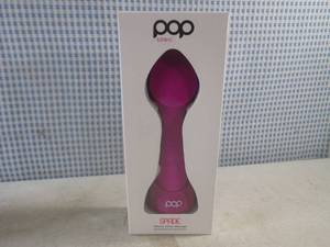 lot 180 image: (FS) Pop Sonic Spade Cleanse, Infuse, Massage Face and Neck Sonic Beauty Device in Purple
