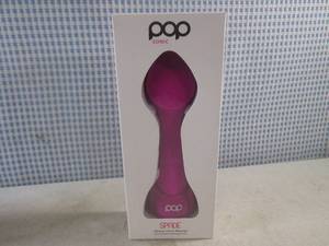 lot 181 image: (FS) Pop Sonic Spade Cleanse, Infuse, Massage Face and Neck Sonic Beauty Device in Purple