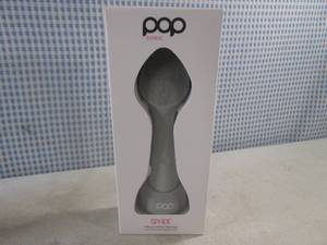 lot 182 image: (FS) Pop Sonic Spade Cleanse, Infuse, Massage Face and Neck Sonic Beauty Device in Grey